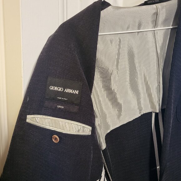 Giorgio Armani Upton Silk-Blend Sport Jacket, Size S - Picture 5 of 8